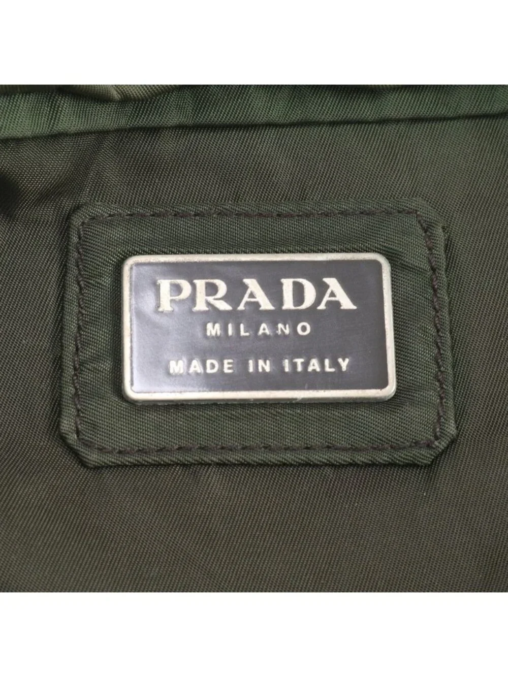 Prada White Tessuto Nylon Triangle Logo Belt Bag Waist Pouch Shoulder Tote